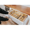 KitchenEdge Premium Silverware, Flatware and Utensil Organizer for Kitchen Drawers,