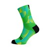 Sox Footwear Solid Green Crew Socks - Seamless Toe, Compression