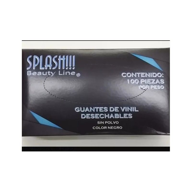 Splash Guantes De Vinil Splash 100 Pz.