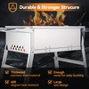 FIRINER Foldable Portable Charcoal Grill, Small Compact Outdoor BBQ Grill