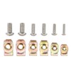 130 Pcs U Type Nut Clip Screw Set Automotive Nut
