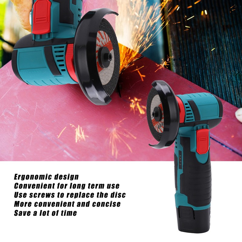 Angle Grinder Brushless Handheld Multi Functional Electric Tool 19500RPM AC