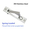 Dontay Pocket Door Lock with Key 2 Pack, Contemporary Entry