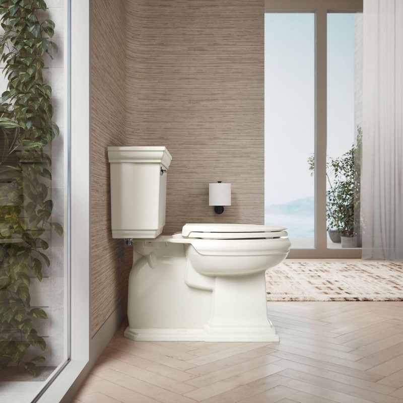 KOHLER 4636-RL-47 Cachet ReadyLatch Elongated Toilet Seat Slow Close, Soft
