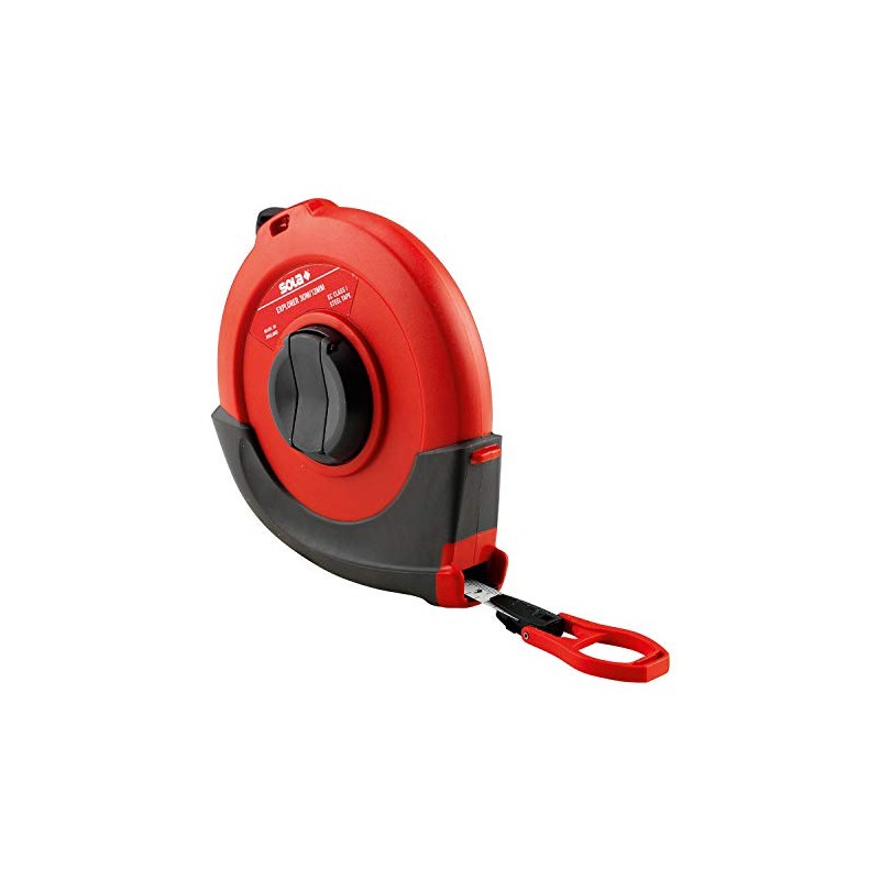 Sola 50080301"Explorer EP 20" Tape Measure, Grey/Red, 20 m