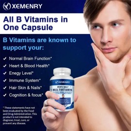 Suplemento Multivitamínico Diario Hombres 120 Cápsulas