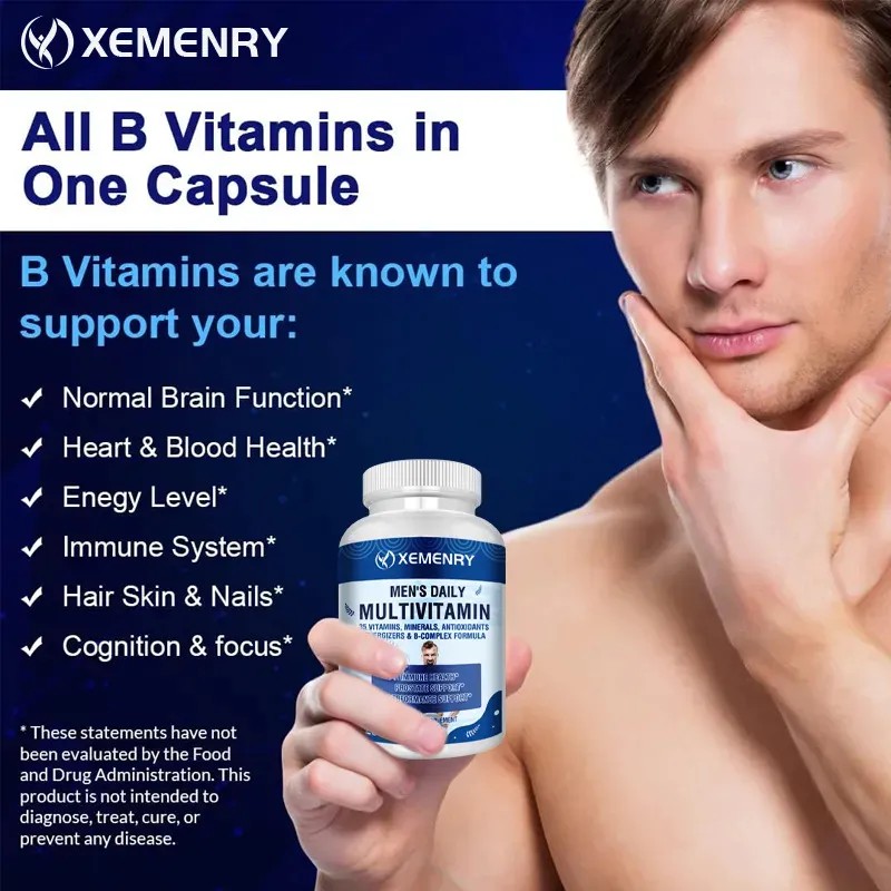 Suplemento Multivitamínico Diario Hombres 120 Cápsulas