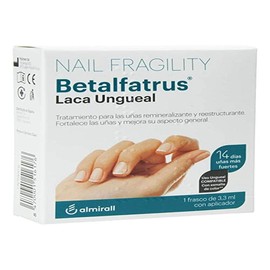 Betalfatrus, Laca Ungueal - Tratamiento para las unas remineralizante y reestructurante, 1 Frasco de 3.3 ml con aplicador