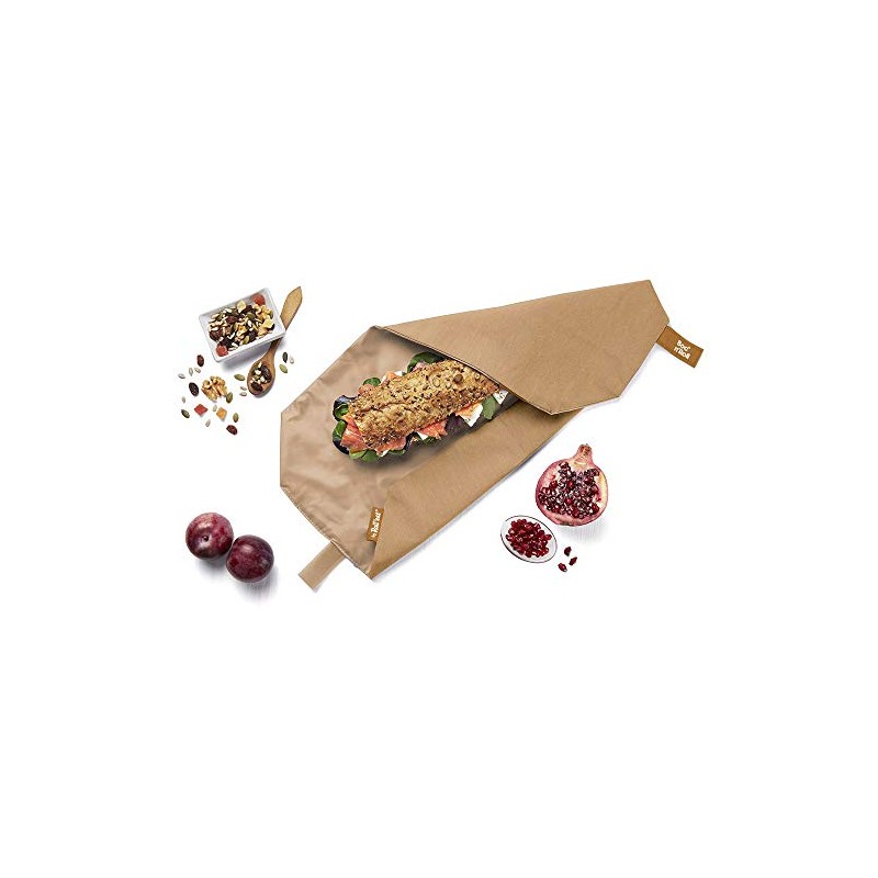 Roll'eat ® - Boc'n'Roll Nature Reusable and Ecological Sandwich Holder