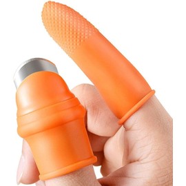 2Pcs Fruit and Vegetable Picking Potted Garden Silicone Thumb Cutter Set, Separator Finger Plant Tool, Fruit and Vegetable Picking Potted Plants Trim Thumb Hand Tools