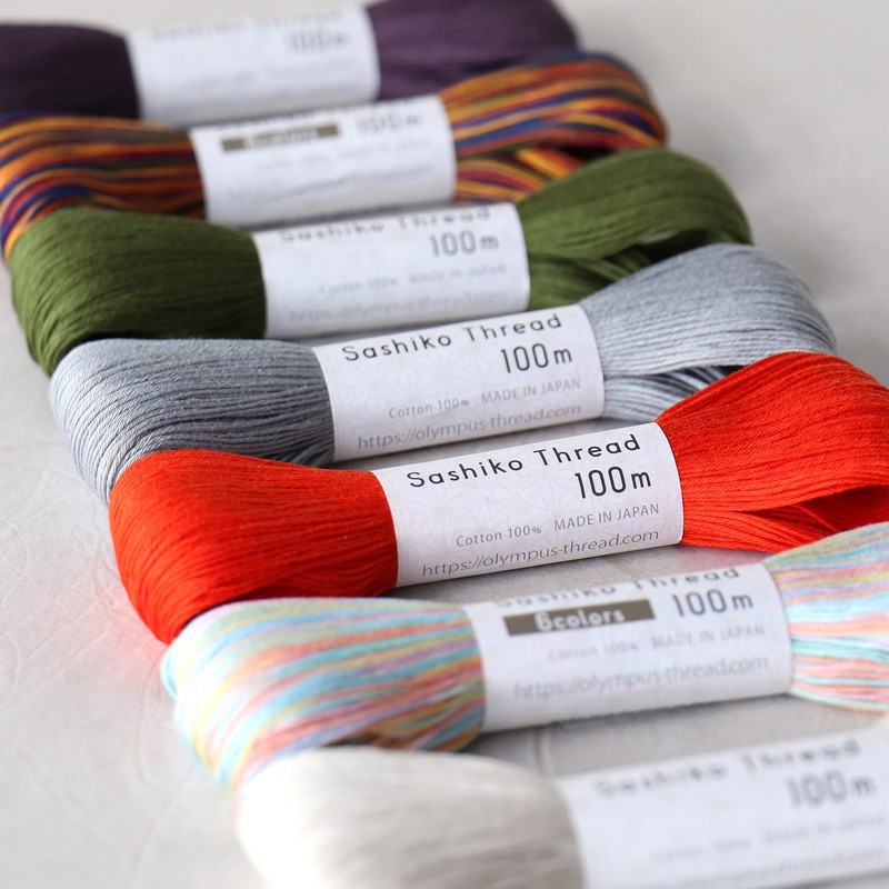 Olympus Sashiko Thread Sashiko Thread Sashiko Thread, Approx. 328.4 ft