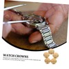 Healeved 5pcs Watch Crowns for Watch Repair Professional Replacement Parts
