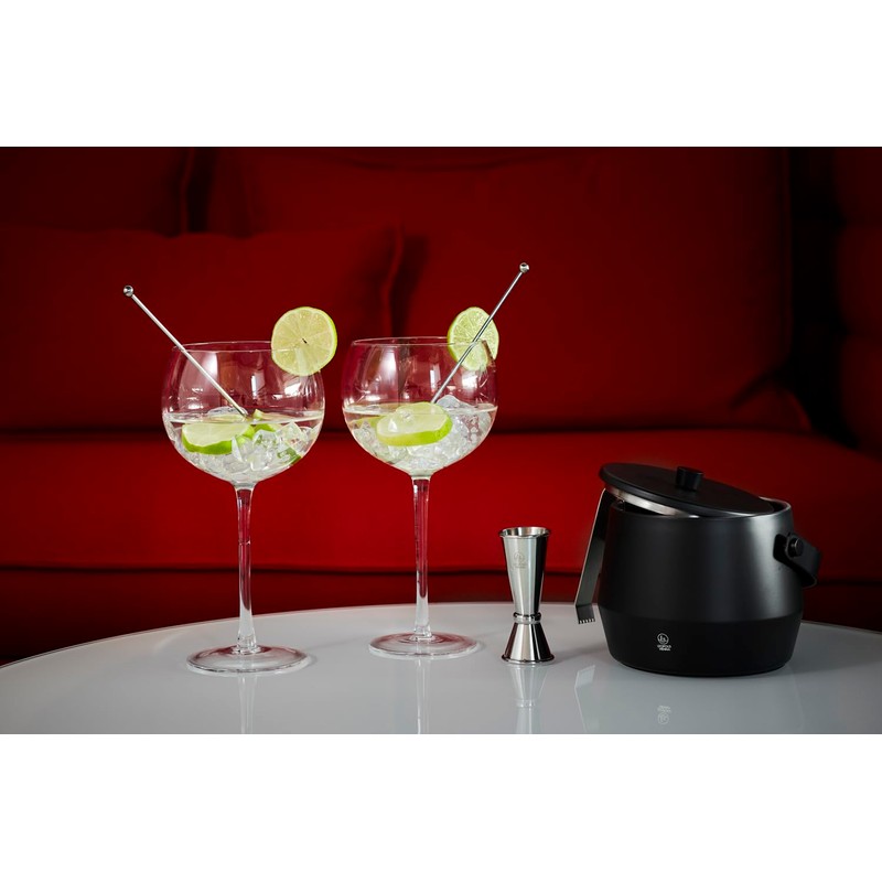 Leopold Vienna Small Black Double-Walled Ice Container 1 Litre with
