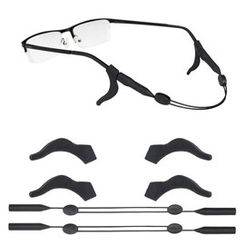 Glasses Band, Prevents Glasses From Slipping, Glasses Strap, Glasses Slip Prevention Band, Sports Glasses Strap, Eyeglass Band, Adjustable, Glasses Stopper, Fixed Glasses, Anti-Slip, Antibacterial