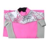 Women's Long Sleeve Wetsuit Neoprene Elastic Swimming Surfing Diving Swimsuit(XL)