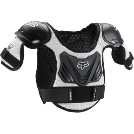 Fox Racing Pee Wee Titan Roost Deflector - Youth Small/Medium/Black/Silver