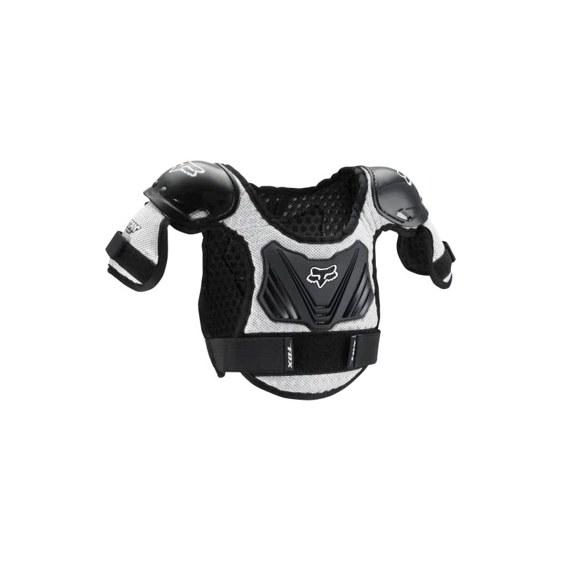 Fox Racing Pee Wee Titan Roost Deflector - Youth Small/Medium/Black/Silver