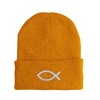 Hat - Christian Symbol Fish - Beanie One Size -