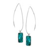 Silpada 'Oasis' Compressed Turquoise Drop Earrings in Sterling Silver