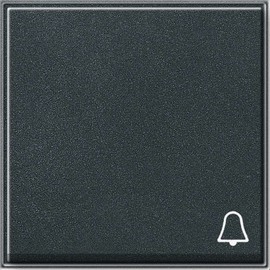 Gira 028667 Wippe Symbol Klingel TX 44 Flush-Mounted/Water-Protected/Charcoal