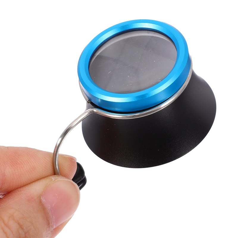 JECOMPRIS Jewelers Loupe, Portable Monocular Magnifier, 5X Magnifying Glass Eye