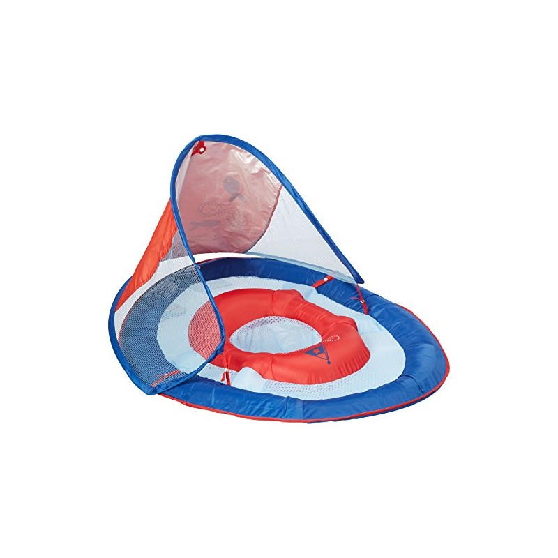 Swimways Baby Spring Float Canopy Boat 9-24 Months -Solid