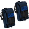 bvya 2 Pack Tactical EDC Pouches, Multi-Purpose Utility Tool Pocket