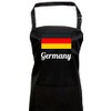 ShirtInStyle Cooking Apron Bib Apron Country Countries Germany Germany, black