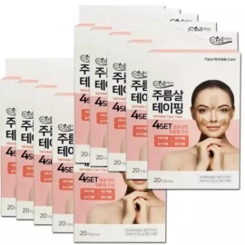 Unknown 테라 주름살 테이핑 20패치 x 10개 //주름/팔자/눈가 Tera Wrinkle Taping 20 Patches x 10 Packs // Wrinkles / Nasolabial Folds / Eye Area