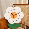 Flower Shaped Wall Clocks for Kids Cartoon Cute Exquisite Silent