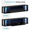 DlandHome Floating TV Stand with LED Lights, Wall Mounted TV