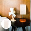 Housoutil Beige Square Lampshade, E27 Lampshade, Floor Lamp, Square, for