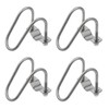 Nicerity 6 Pcs Stainless Steel Double U-Shaped Screw Bolt Cross
