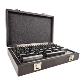 HFS(R) 81PCS Grade Economy Gage Gauge Block Set Precision Calibration Tool for Dimensional Metrology Alloy Tool Steel Certified and Serialized 0.1001" to 4"
