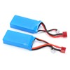 7.4V 1500mAh Lithium Batteries 15C T Plug Model Battery for