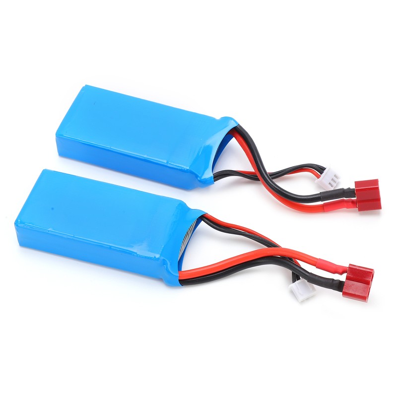 7.4V 1500mAh Lithium Batteries 15C T Plug Model Battery for