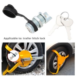 Be In Your Mind Security Coupling Trailer Lock Connection Lock with 2 Caravan Trailer Keys Compatible with Attelage Type AVONRIDE Compatible with IFOR Williams Horse Boxes