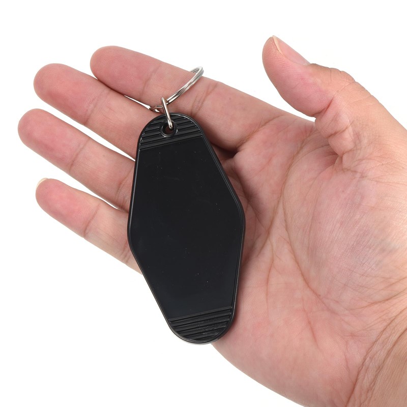 [PATIKIL] Motel Keychains, Retro, 24 Pcs, Blank Hotel Keychains, Lambus,