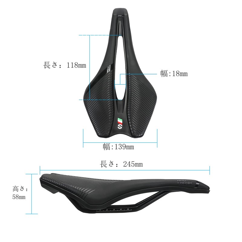 PLATT Bicycle Saddle Lightweight Breathable Seat Comfortable Shock Absorption Mountain