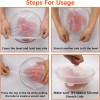 SANBREVE Tapas Reutilizables Herméticas De Silicona Flexible 12 Pzas