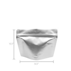 PackFreshUSA 10 Pack 7.5 Mil Full-Portion MRE Mylar Bag ( 9.5" x 6.5" x 4.5")