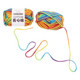 OSALADI 2pcs Vibrant Color DIY Knitting Yarn Soft and Skin Friendly Crochet Yarn for Handcrafting for Scarf Making and Other Projects