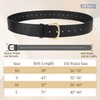 WERFORU Women Wide Leather Belt Women Fashion Wide Belt for