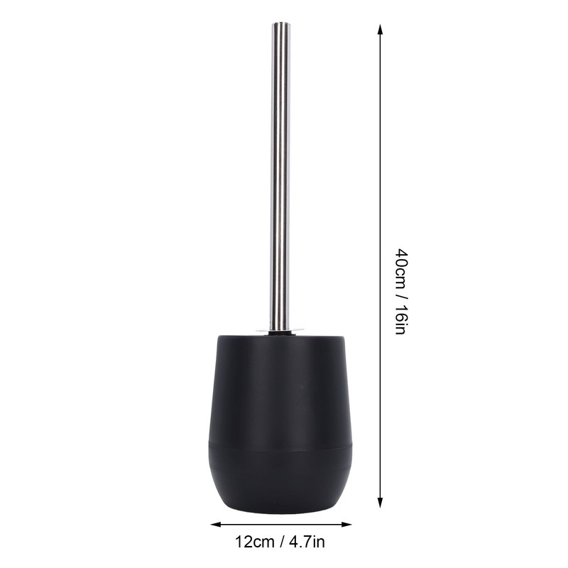 2Pcs Toilet Brush Robust Lockable Threads Efficient Safe Durable Material