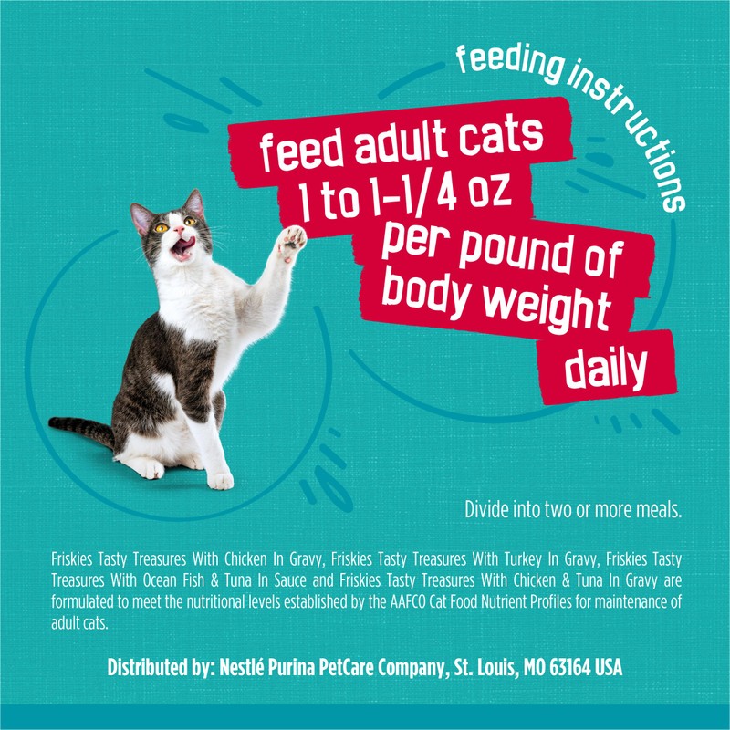 Purina Friskies Wet Cat Food Variety Pack, Tasty Treasures Prime