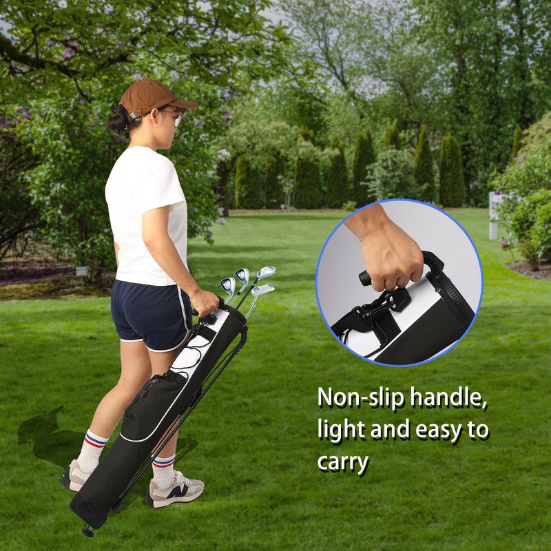 Golf Stand Bag, Small Lightweight Golf Bag for Men/Women, Easy