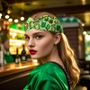 BYETOCE St. Patrick's Day Headband Green Shamrock Stretchy Hairband for