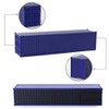 Evemodel 3pcs HO Scale 40ft 1:87 Deep Blue Shipping Container