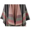 Womens Reversible Oversized Poncho Cape Blanket Shawl Cardigans (One Size,