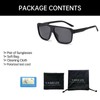 YAMEIZE Retro Polarised Sunglasses for Men and Women Vintage Rectangular